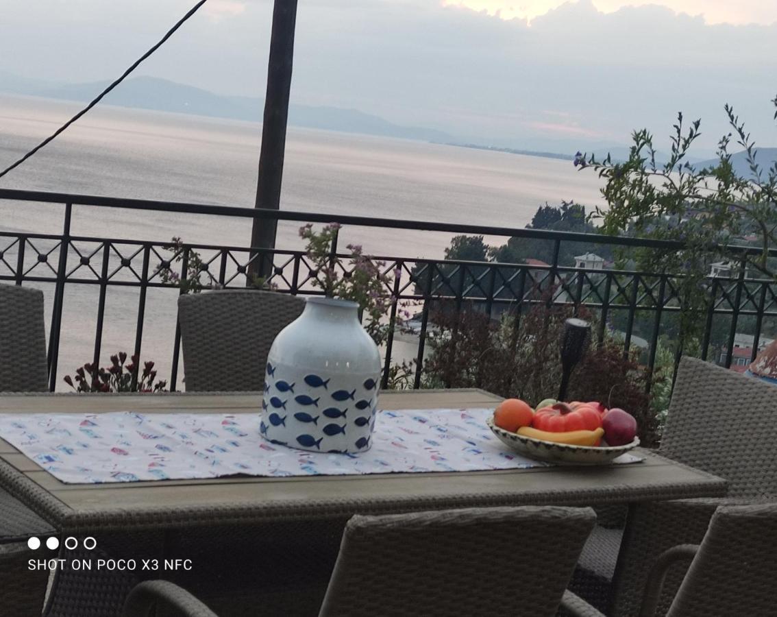 Вилла Mesonisi Με Υπέροχη Θέα Στον Παγασητικό!! Афиссос Экстерьер фото